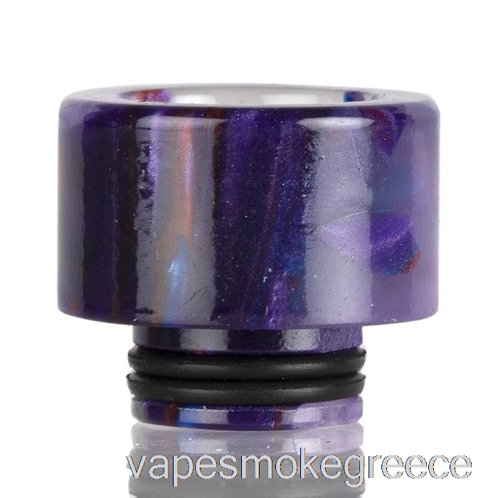 Vape Greece 510 ευρεία ρητίνη Drip Tip μωβ κόκκινο